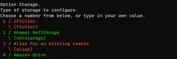 drive option