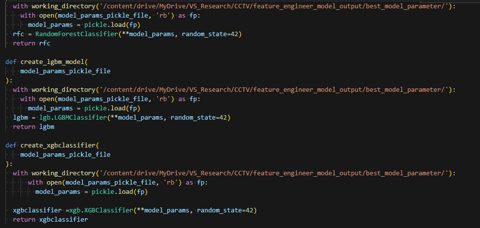 model parameter pkl