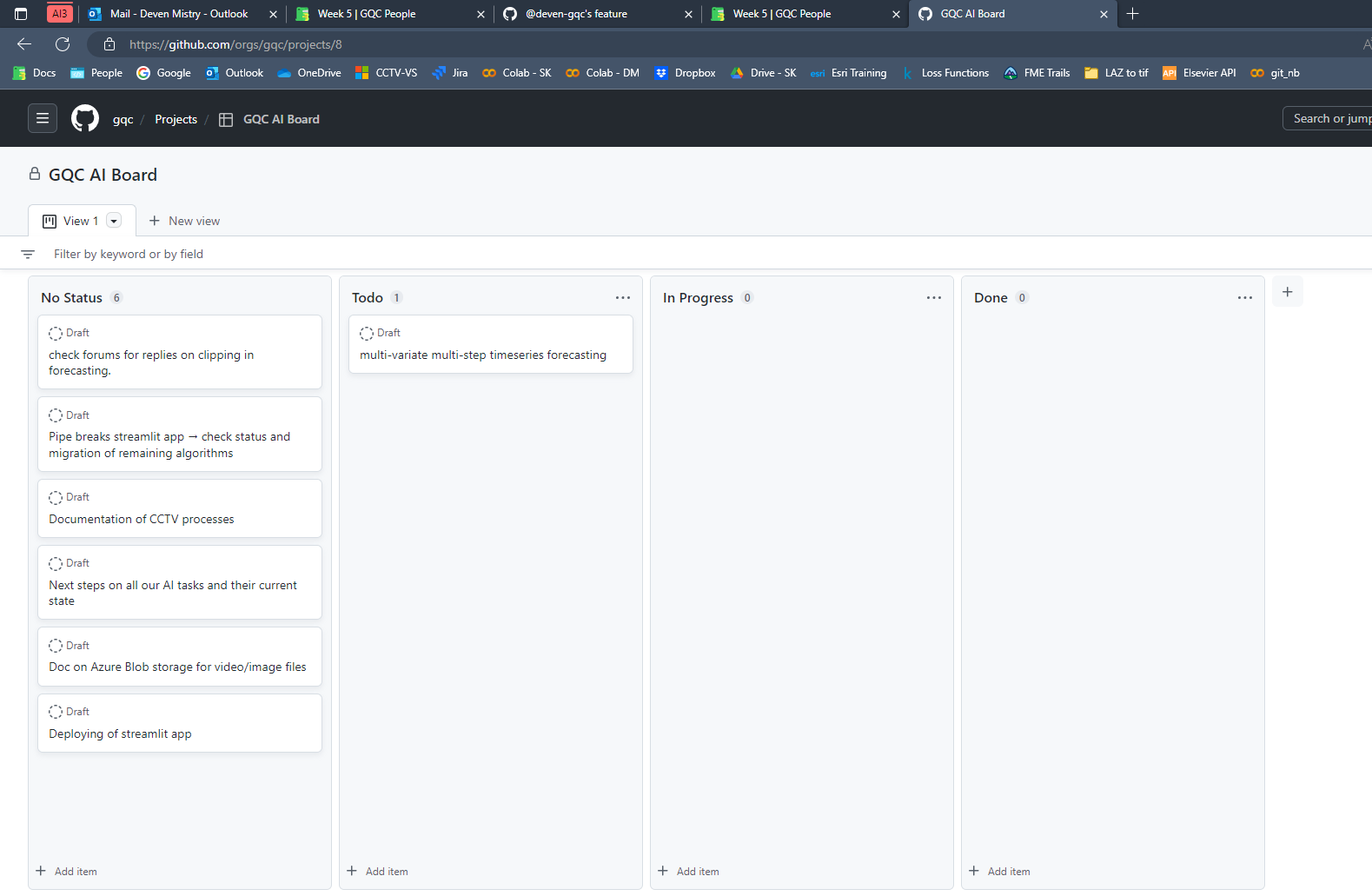 GQC AI Project Board