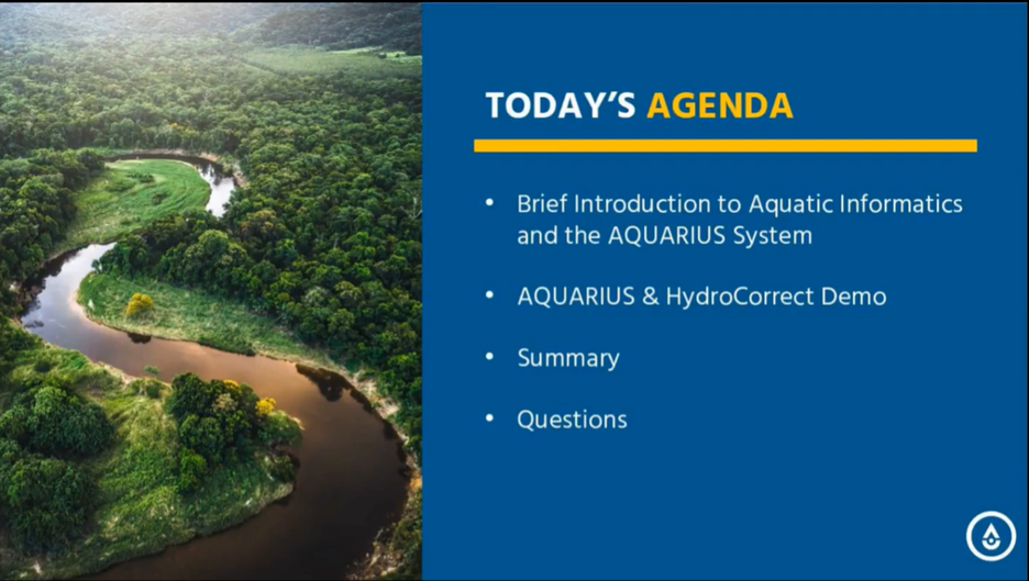 Aquatic Informatics slide 1