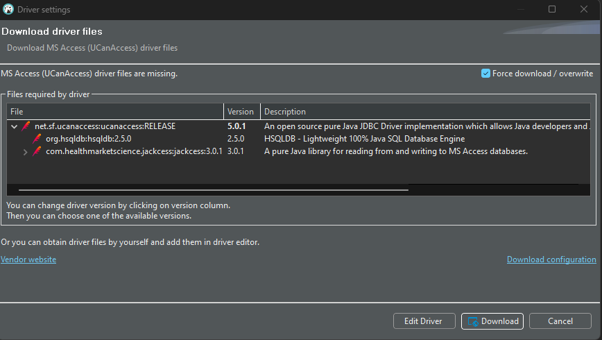 Drivers install