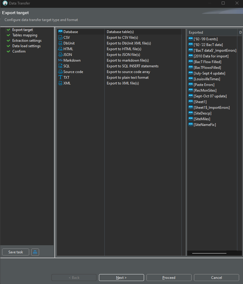 Migrate from Access to PG