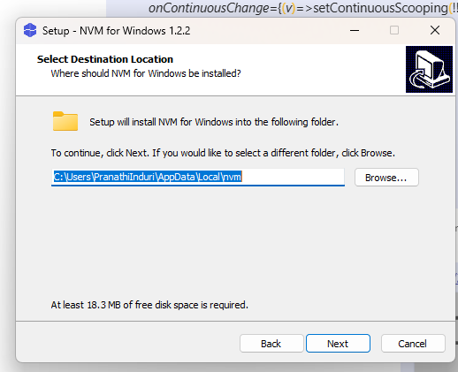 Ready to install confirmation