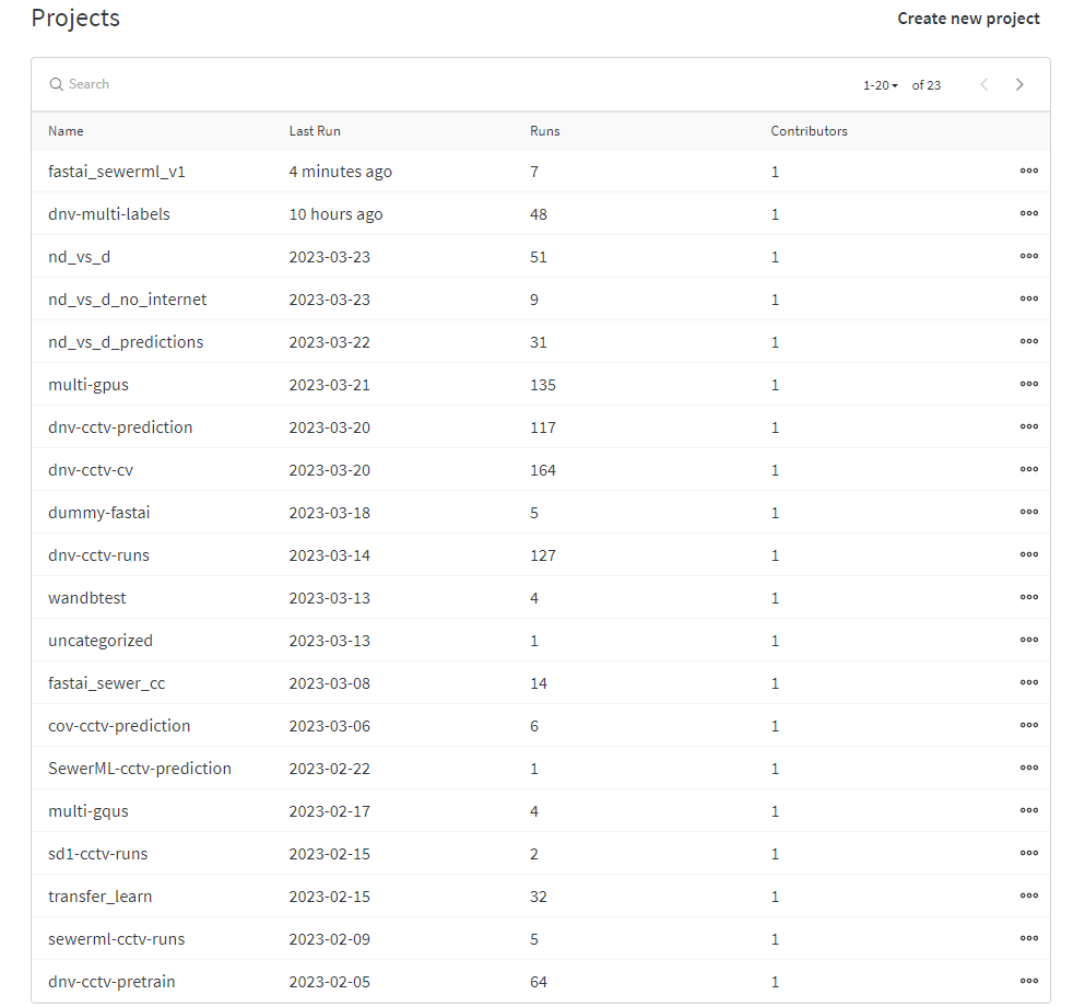 Project-names-in-wandb