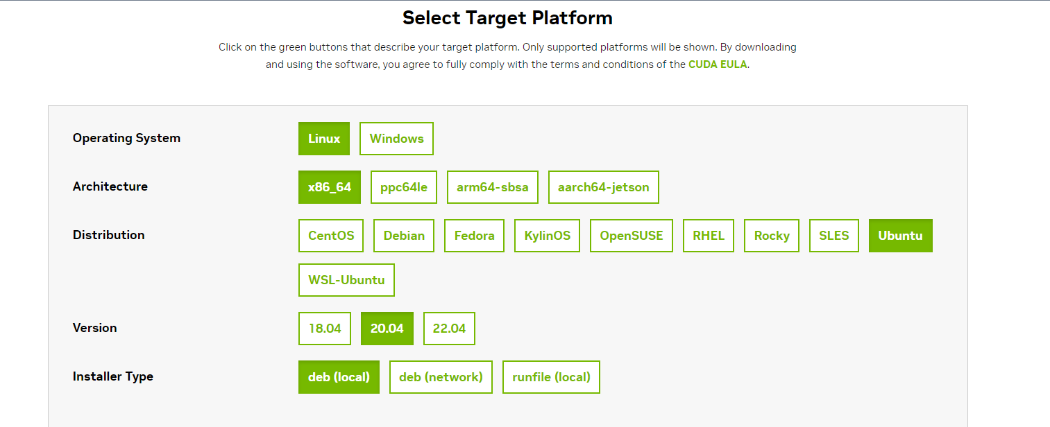 target platform